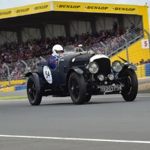 CM3 5619 Print: Bentley 4 blower at Le Mans Classic CM3 5619 Print: Bentley 4 blower at Le Mans Classic