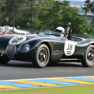 Le Mans Classic 2014 Jaguar C-Type Print Le Mans Classic 2014 Jaguar C-Type Print