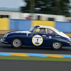 CM3 5734 Rahim Aga Khan, Andrew Prill, Richard Clark, Porsche 356 pre-A