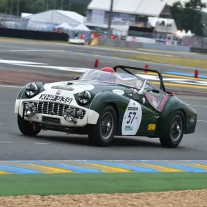 Print of a Triumph TR3 at Le Mans Classic 2014 Print of a Triumph TR3 at Le Mans Classic 2014