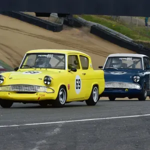 CM3 7265 Bob Bullen, Ford Anglia 105E Print CM3 7265 Bob Bullen, Ford Anglia 105E Print