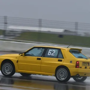 Print of a Lancia Delta racing at Silverstone Print of a Lancia Delta racing at Silverstone