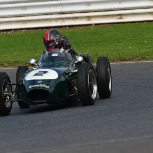 VSCC Formula Vintage, Mallory Park, August 2020. Poster Print Collection: HSCC/FJHRA Historic Front-Engined Formula Junior Championship