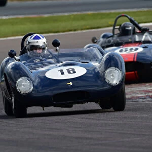 Donington Historic Festival 2021 Collection: RAC Woodcote Trophy, Stirling Moss Trophy, for Pre-61 Sports Cars.