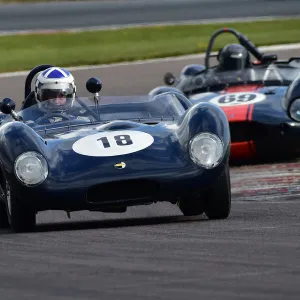 Donington Historic Festival 2021 Framed Print Collection: RAC Woodcote Trophy, Stirling Moss Trophy, for Pre-61 Sports Cars.