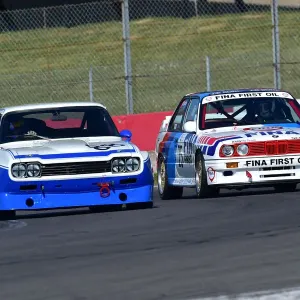 CM30 9757 Richard Kent, Chris Ward, Ford Broadspeed Capri, Nick Bartlett, BMW E30 M3 CM30 9757 Richard Kent, Chris Ward, Ford Broadspeed Capri, Nick Bartlett, BMW E30 M3