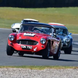 Austin Healey 3000 Print, Donington Historic Festival Austin Healey 3000 Print, Donington Historic Festival