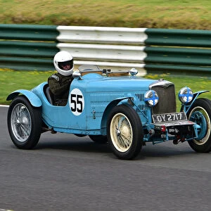 VSCC, Shuttleworth, Nuffield & Len Thompson Trophies Race Meeting Photographic Print Collection: Garry Whyte Memorial Riley Trophy race