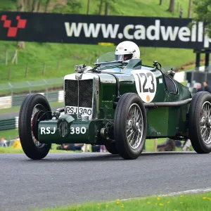 VSCC, Shuttleworth, Nuffield & Len Thompson Trophies Race Meeting Jigsaw Puzzle Collection: Melville Trophy Race for VSCC Specials,