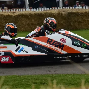 Maria Costello and Vicky Cooke, sidecar racing print Maria Costello and Vicky Cooke, sidecar racing print