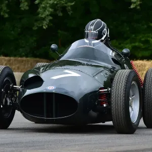 Andy Willis driving a BRM Type 25 Print Andy Willis driving a BRM Type 25 Print