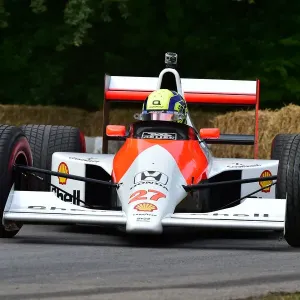 Lando Norris in McLaren-Honda MP4/5B Print Lando Norris in McLaren-Honda MP4/5B Print