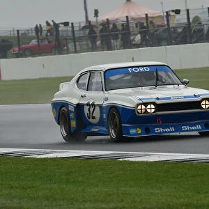 Silverstone Classic 2021 Photographic Print Collection: Adrian Flux Trophy for MRL Historic Touring Car Challenge