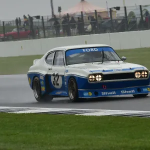 Silverstone Classic 2021 Photographic Print Collection: Adrian Flux Trophy for MRL Historic Touring Car Challenge