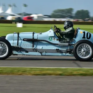 Geraint Lewis driving a Frazer Nash Shelsey Single Seater Print Geraint Lewis driving a Frazer Nash Shelsey Single Seater Print