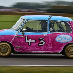 Nick Swift and Andrew Jordan in Morris Mini Coopers Print