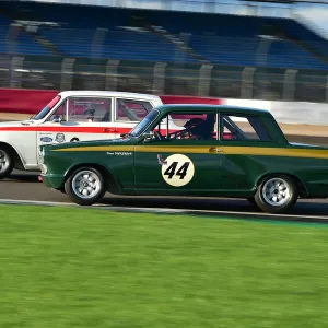 Motor Racing Legends, Silverstone, October 2021 Framed Print Collection: HRDC Jack Sears Trophy