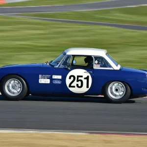 MG B Roadster Print, Brands Hatch Circuit MG B Roadster Print, Brands Hatch Circuit