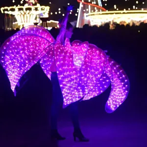CM32 7469 Night dancer with an illuminated skirt