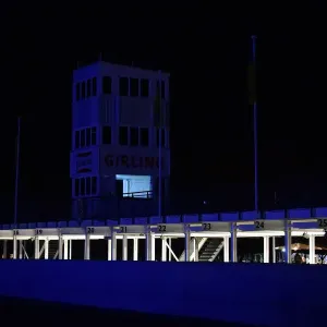 CM32 7482 Goodwood pits at night
