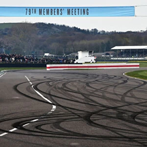 Goodwood 79th Members Meeting April 2022 Poster Print Collection: Drift Demonstration