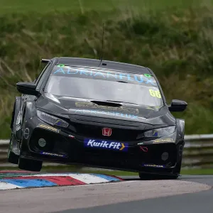 Print of Josh Cook's Honda Civic Type R at Thruxton Circuit