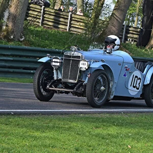 The Vintage Sports Car Club, Seaman and Len Thompson Trophies Race Meeting, Cadwell Park Circuit, Louth, Lincolnshire, England, June, 2022 Jigsaw Puzzle Collection: Melville and Geoghegan Trophies Race