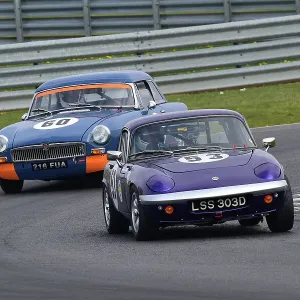 CM33 0715 Adrian Gilbert, Lotus Elan S3, Chris Thompson, MG B CM33 0715 Adrian Gilbert, Lotus Elan S3, Chris Thompson, MG B