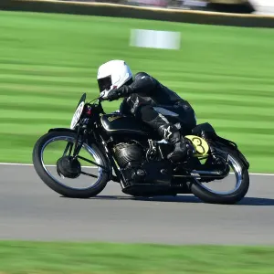 Print of two riders on a Velocette MT 500 at the Goodwood Revival Print of two riders on a Velocette MT 500 at the Goodwood Revival