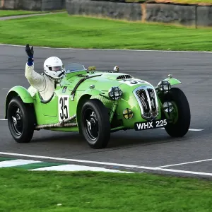 CM33 9808 Andrew Crighton, Tom Crighton, Frazer Nash Le Mans replica CM33 9808 Andrew Crighton, Tom Crighton, Frazer Nash Le Mans replica
