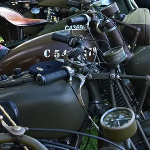 CM34 0087 AJS Military motorcycle CM34 0087 AJS Military motorcycle