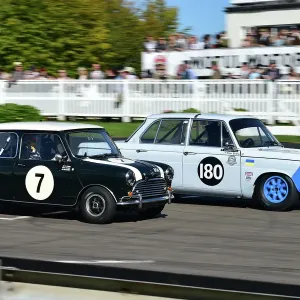 CM34 0152 Karun Chandhok, John Cooper, Austin Mini Cooper S, Emanuele Pirro, Tom Sharp, BMW 1800 TiSA CM34 0152 Karun Chandhok, John Cooper, Austin Mini Cooper S, Emanuele Pirro, Tom Sharp, BMW 1800 TiSA