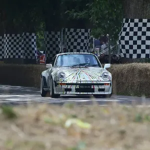 CM35 0722 Stefan Johansson, Porsche 930 TAG Turbo, an F1'engined art car CM35 0722 Stefan Johansson, Porsche 930 TAG Turbo, an F1'engined art car