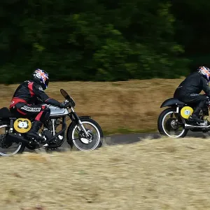 CM35 1300 Alan Cathcart, Norton Manx, Andrew Cathcart, Matchless G50 500 CM35 1300 Alan Cathcart, Norton Manx, Andrew Cathcart, Matchless G50 500