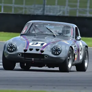 A print of CM35 8720 Geoff Taylor, a TVR Griffith 200 racing at Silverstone A print of CM35 8720 Geoff Taylor, a TVR Griffith 200 racing at Silverstone