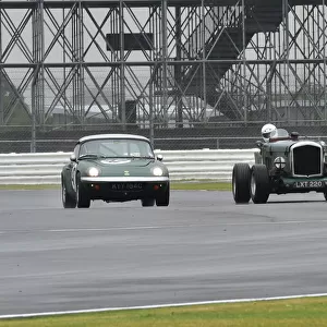 2014 Motorsport Archive. Fine Art Print Collection: Bentley Drivers Club, Silverstone Meeting.