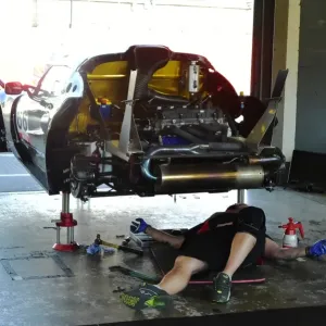 Lotus Msport Elise Mechanic at Work Print Lotus Msport Elise Mechanic at Work Print
