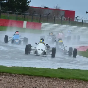 Print of a racing scene at Silverstone