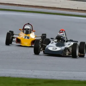 Silverstone Print: Historic Reynard 84FF in Rain
