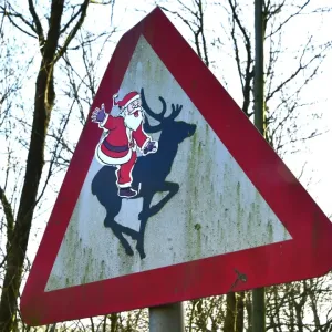 CM5 8256 Santa on Raindeer CM5 8256 Santa on Raindeer