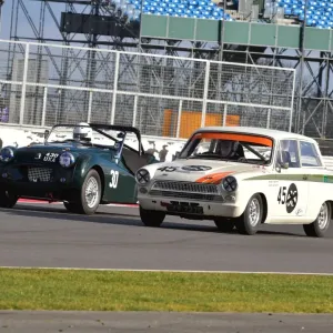 CM6 0800 Michael Steele in a Ford Cortina at the VSCC Pomeroy Trophy Print