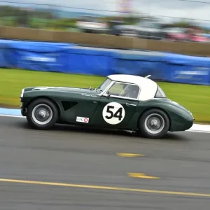 CM7 3866 Print: Austin Healey 3000 at Donington Historic Festival CM7 3866 Print: Austin Healey 3000 at Donington Historic Festival
