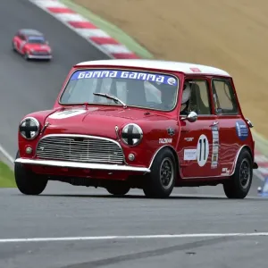 Print of Austin Mini Coopers at Brands Hatch May 2015 Print of Austin Mini Coopers at Brands Hatch May 2015