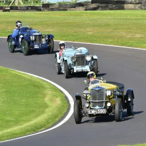 CM8 4153 Leonard Lord, Riley Falcon, Anne Boursot, MG PA, Duncan Potter, MG Montlhery Midget