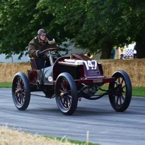 CM8 8717 Eric Leroux, Renault Type K Paris Vienna, 1902 CM8 8717 Eric Leroux, Renault Type K Paris Vienna, 1902