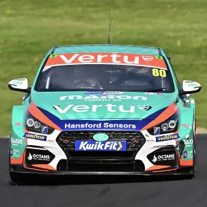 Print of a Hyundai i30N at Brands Hatch Indy Circuit Print of a Hyundai i30N at Brands Hatch Indy Circuit