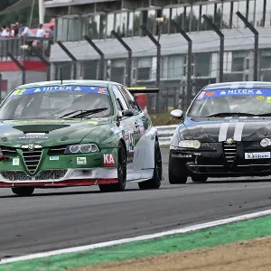 CZ3_6028 Ian Woolfenden, Alfa Romeo 156, George Warren, Alfa Romeo 147.jpg