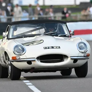 Goodwood Revival Print: Jaguar E-Type at Stirling Moss Memorial Trophy Goodwood Revival Print: Jaguar E-Type at Stirling Moss Memorial Trophy