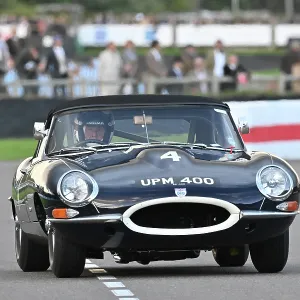 Goodwood Revival Print: Jaguar E-Type at Stirling Moss Memorial Trophy Goodwood Revival Print: Jaguar E-Type at Stirling Moss Memorial Trophy