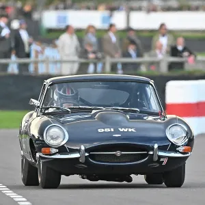Goodwood Revival Print: Jaguar E-Type at the Stirling Moss Memorial Trophy Goodwood Revival Print: Jaguar E-Type at the Stirling Moss Memorial Trophy